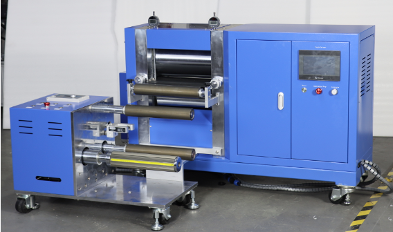 Calender machine (roller press)